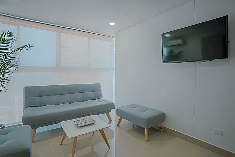 Armonioso loft de 1 Hab en Ctg