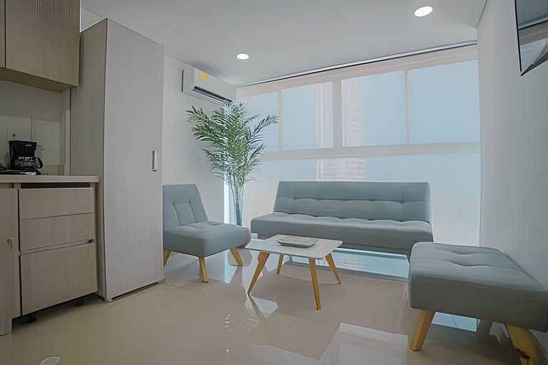 Armonioso loft de 1 Hab en Ctg