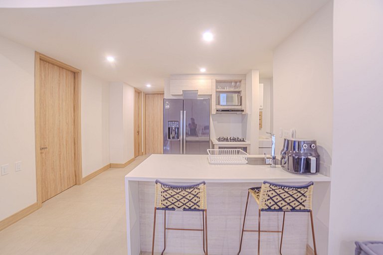 Exclusivo apartamento de 2 BR
